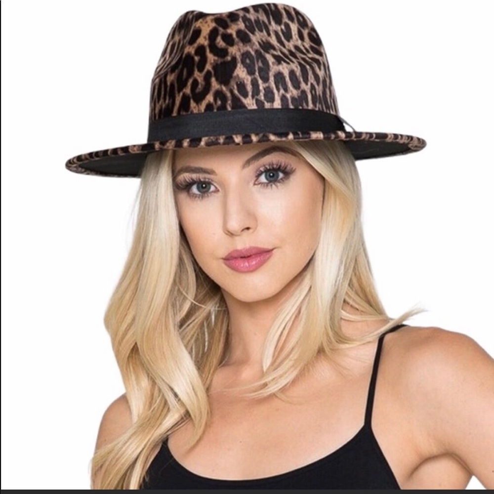 Animal Print Fedora